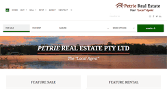 Desktop Screenshot of petrierealestate.com.au